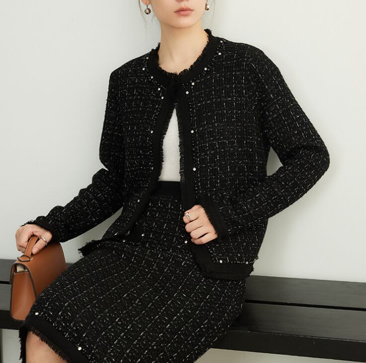 ウールセットアップカーディガン n04