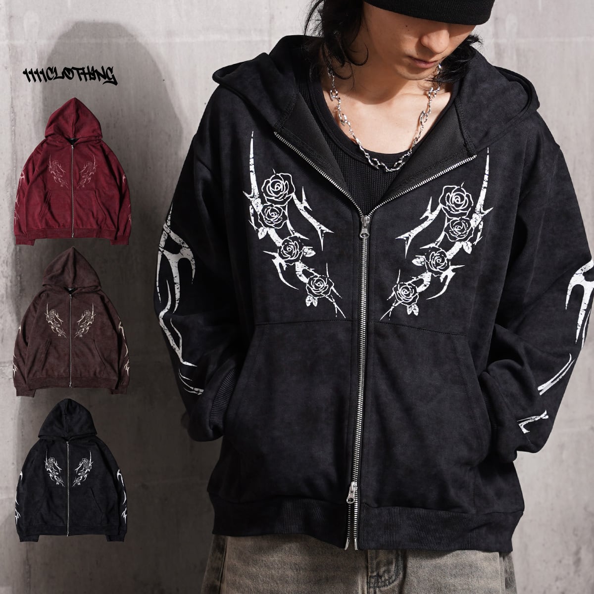 パーカー | 1111clothing / ワンフォークロージング / 韓国