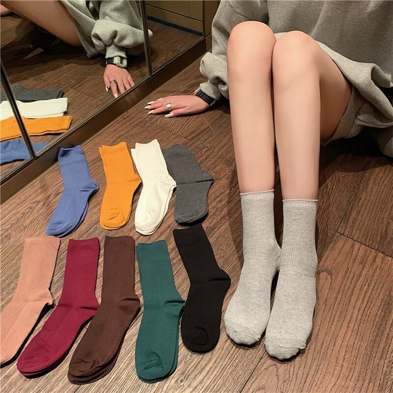 ソックス スプリングオータム薄手カラー 春物 秋物 タイツ ストッキング ピュア YY-ファッション61565234204