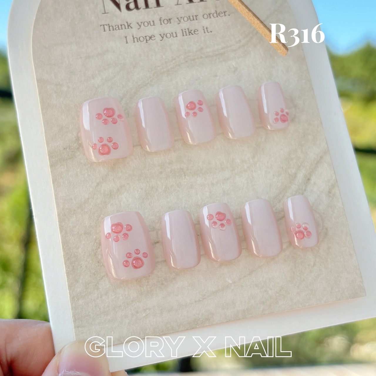 R316 ネイルチップ サイズXS/S/M