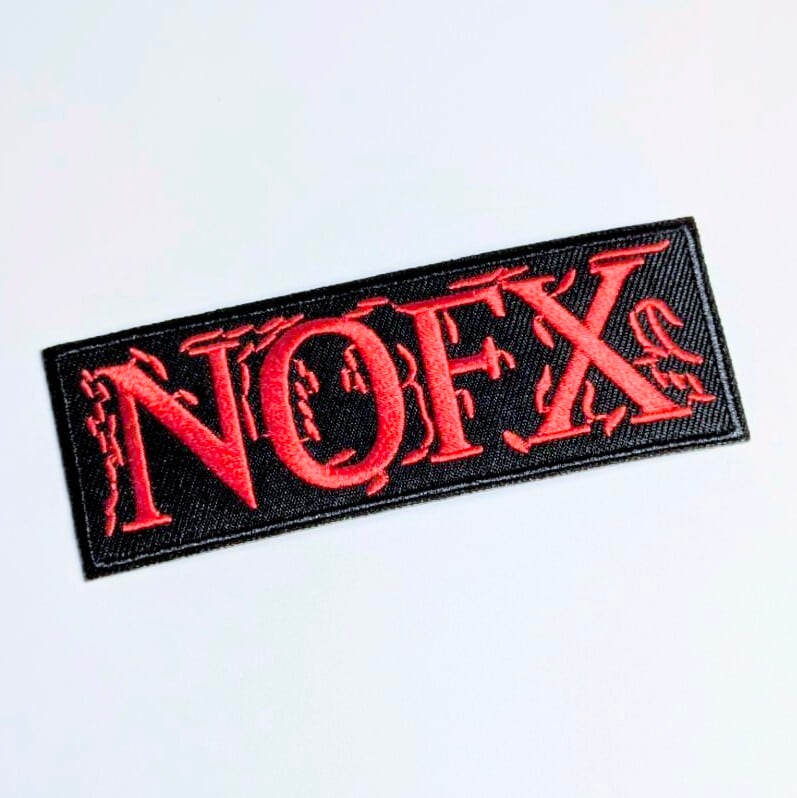 送料無料! ★刺繍アイロンワッペン★【 NOFX(ノーエフエックス)】 〚アメリカン雑貨 アメトイ〛