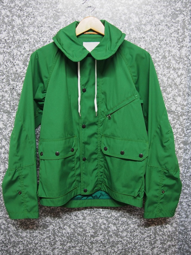 極美品 nanamica ナナミカ 65/35 CRUISER JACKET S マウンテンパーカー グリーン