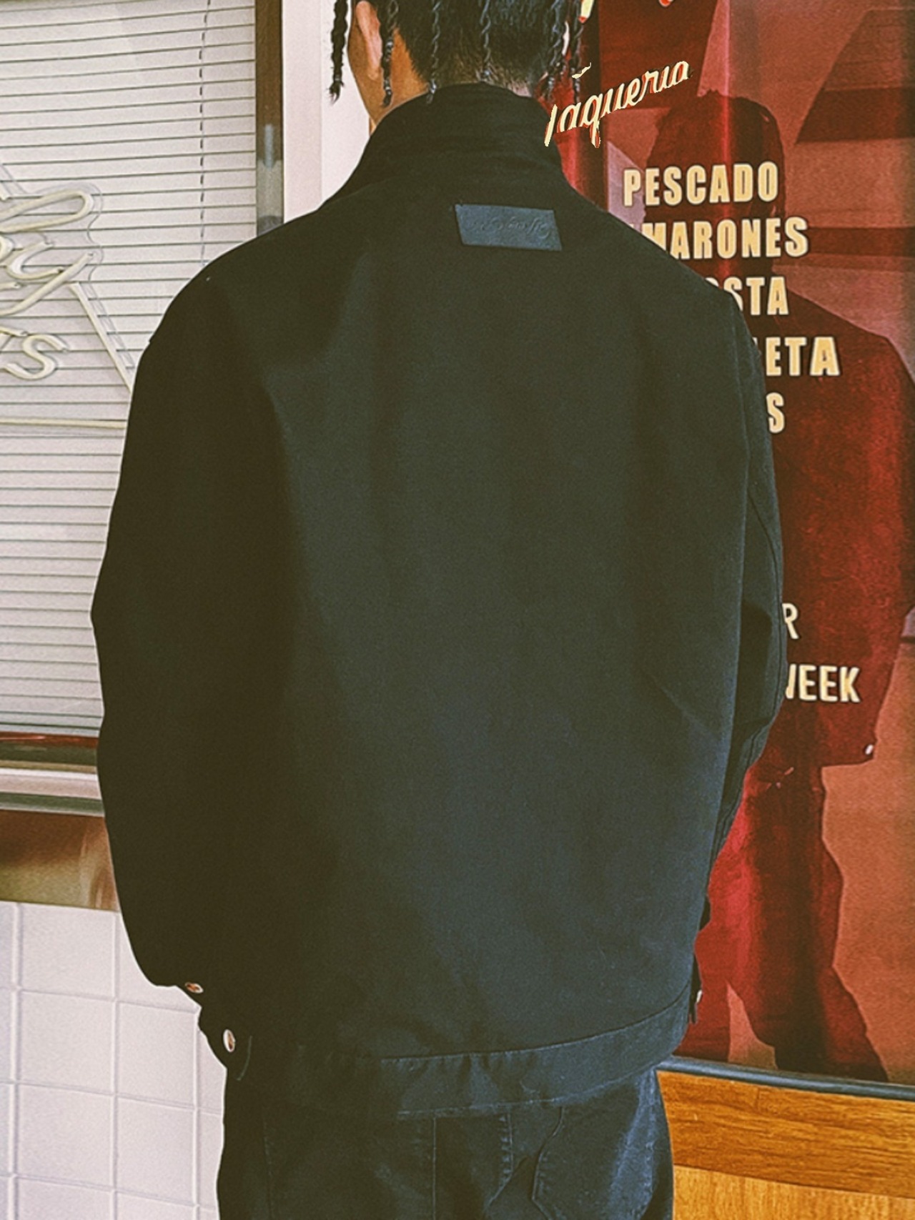 【最短翌日発送】着るだけで完成設計｜存在感で差がつくオールブラックコーデ(P00006×OU00002)