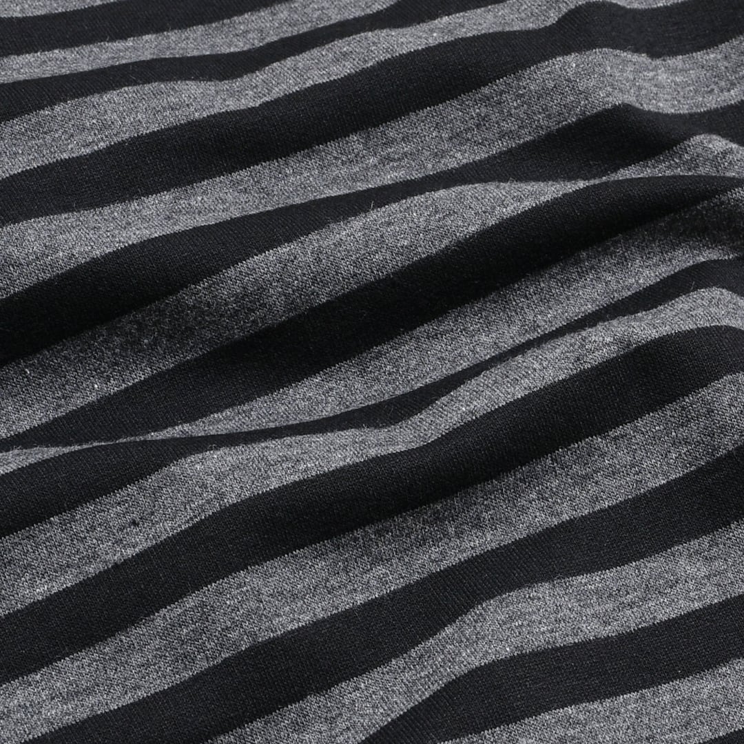 ボーダーグランジロンT(BLACK/GREY) | VOLCAN&APHRODITE 公式通販