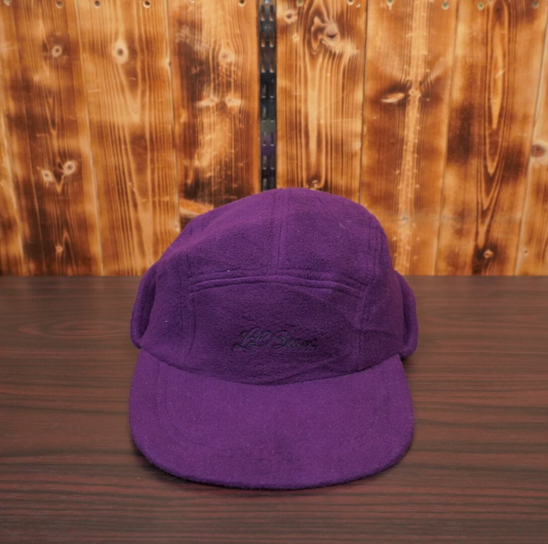 80s90s usa製 l.l.bean フリース 耳付き 2way キャップ llbean