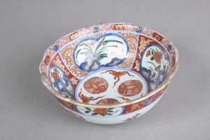 カケ とりあし 古伊万里 色絵 花鳳凰文 向付 B アウトレット