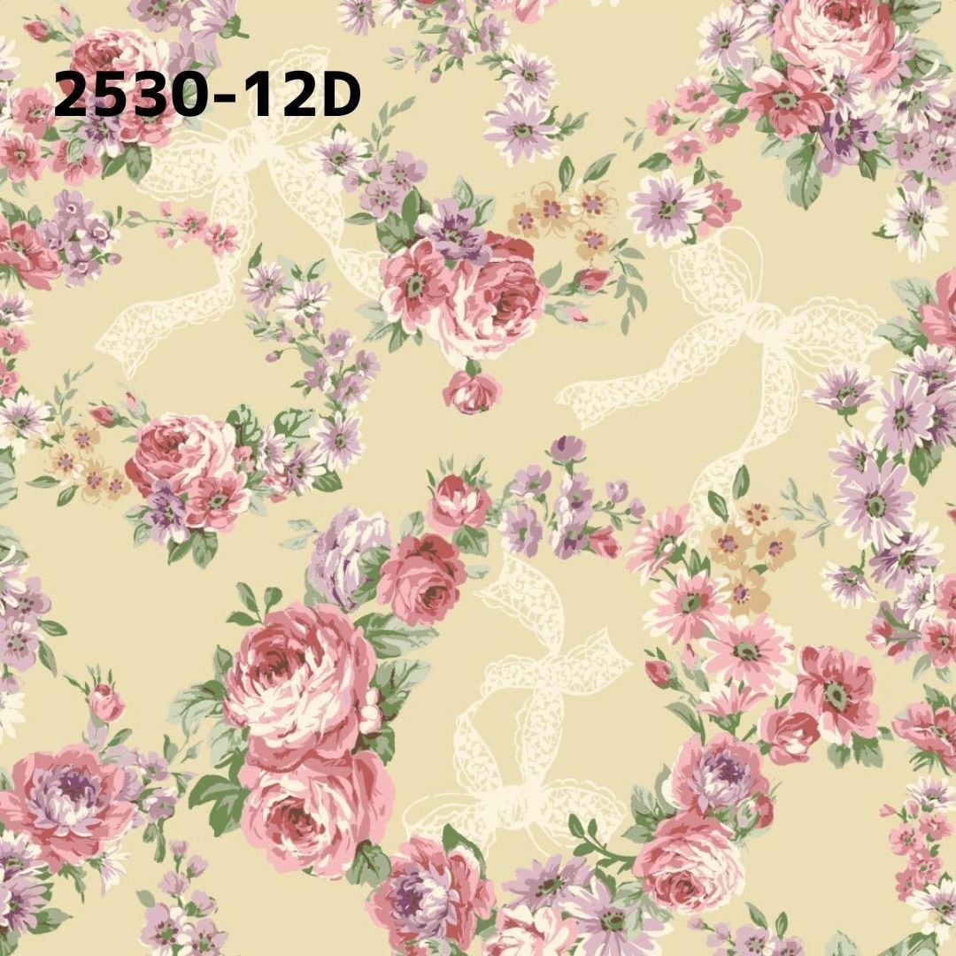 薔薇柄＊生地 Roses map