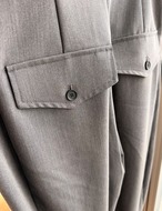 【新作5％OFF・3日間】Pocket Pin-tuck Slacks_2colors
