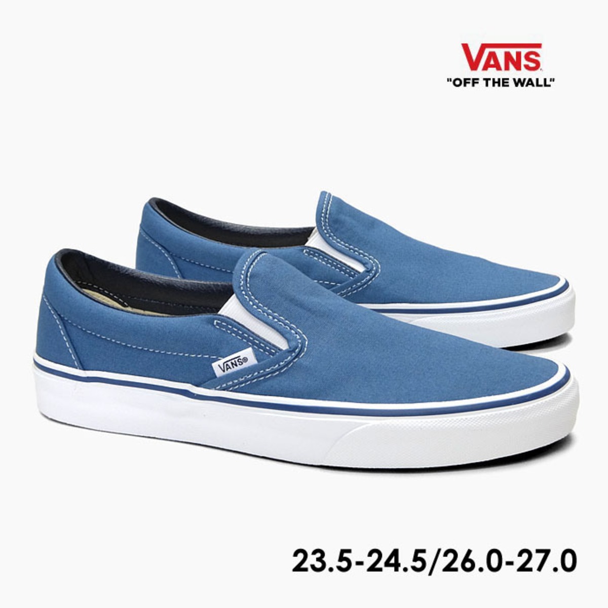 VANS CLASSIC SLIP-ON VN000EYENVY 23.5-24.5 26.0-27.0 ヴァンズ 