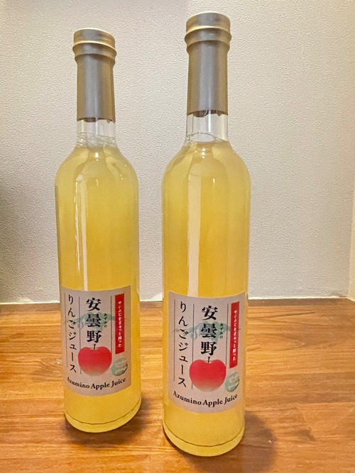 『品種サンふじ』安曇野りんごジュース500ml✕2本セット 画像