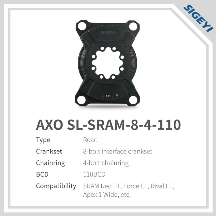 未使用 SIGEYI シゲイ パワーメーター AXO-SRAM-8-4-110 SIGEYI / AXO SL パワーメーター AXOSL-SRAM-8-4-110 | 走輪LABO BASE店