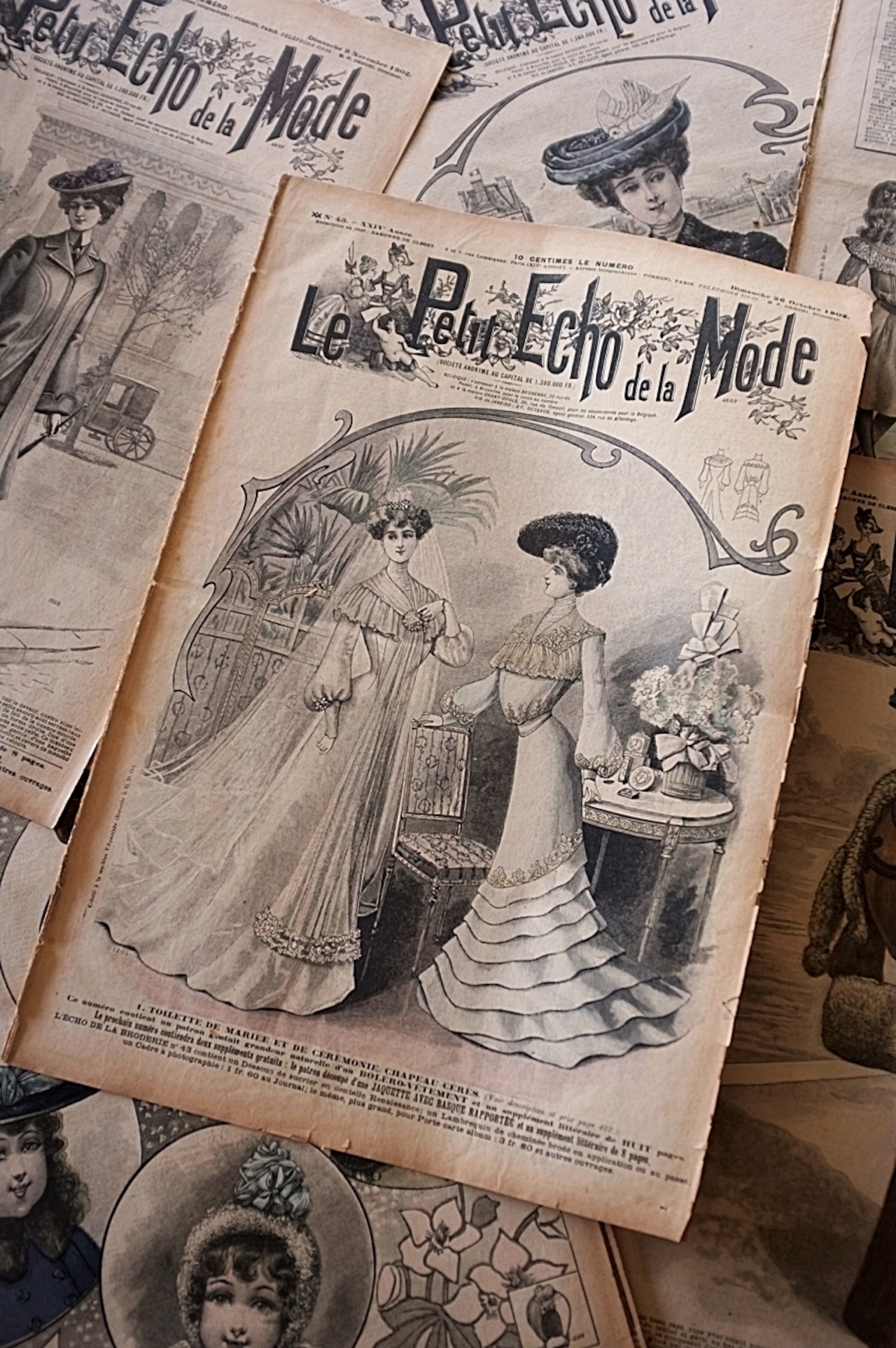 1902s Le Petit Echo de la Mode 44c 永遠の淑女とモード新聞