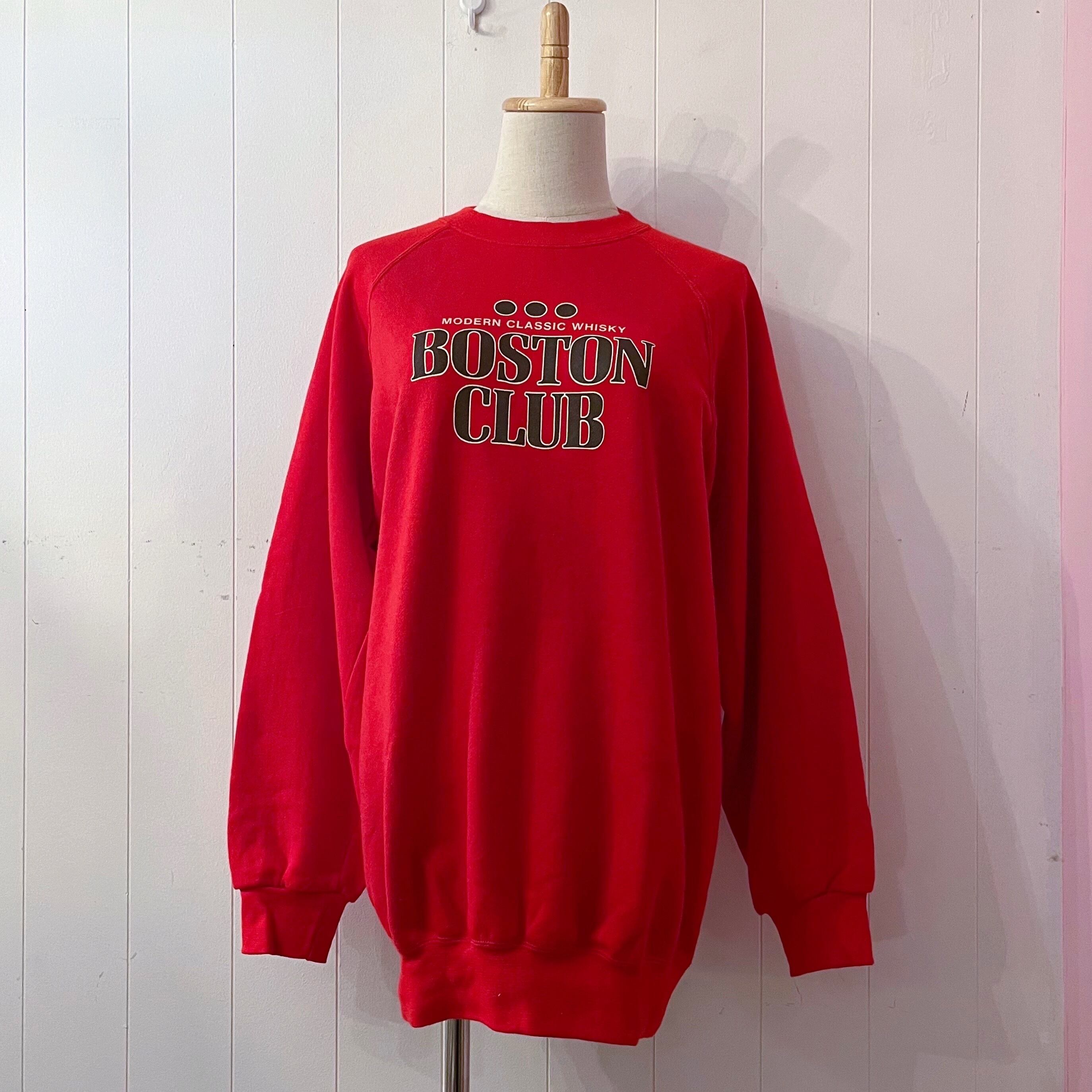 red raglan sleeve sweat