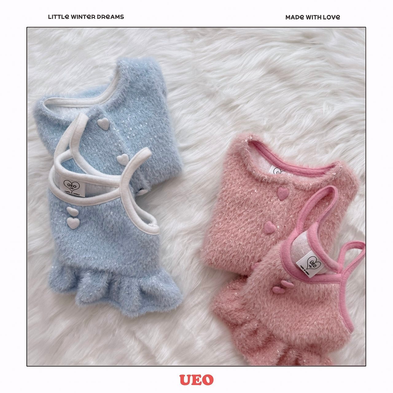 UEO［取寄］popo heart cardigan set 26winter
