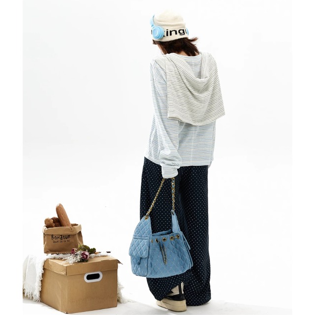 relaxed borde long tee　リラックスボーダーロングティー　J2166