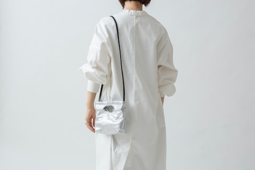 MUJI：2way shoulder bag- S (silver)