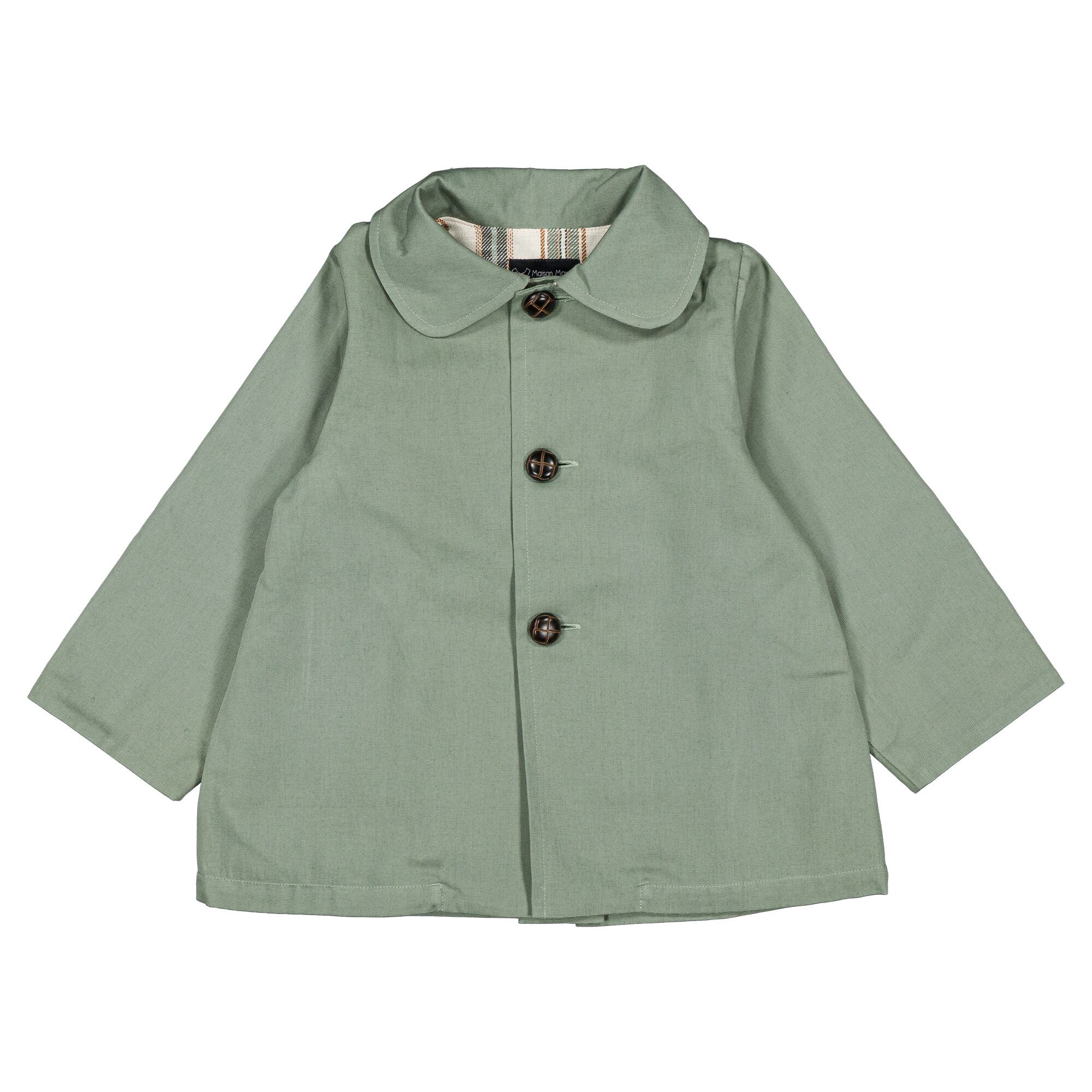 予約【Maison Marelle】Jacket VERNEUIL- celadon green / 6Y~12Y