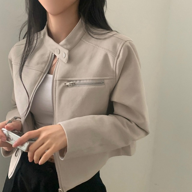 初回送料無料　秋冬レディースファッション　ショートジャケットコート　オールマイティ　着やせ