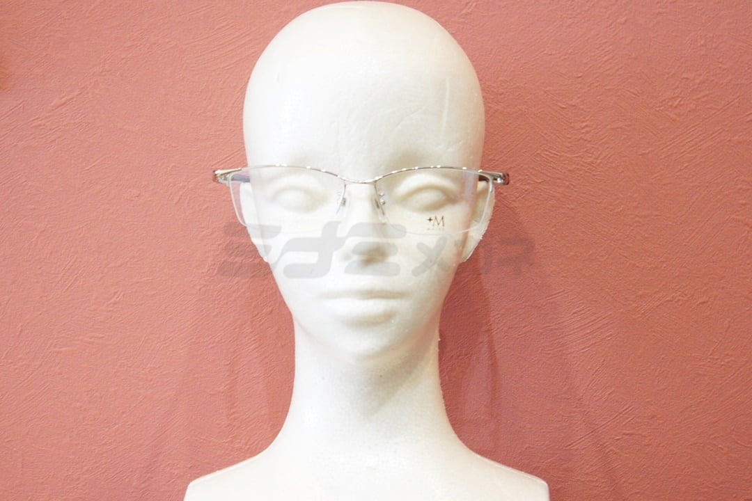 大きいサイズ メガネ PM-201 col.3 60mm +M プラスエム BIGサイズ