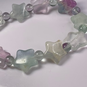 no2フローライトスターブレスレット