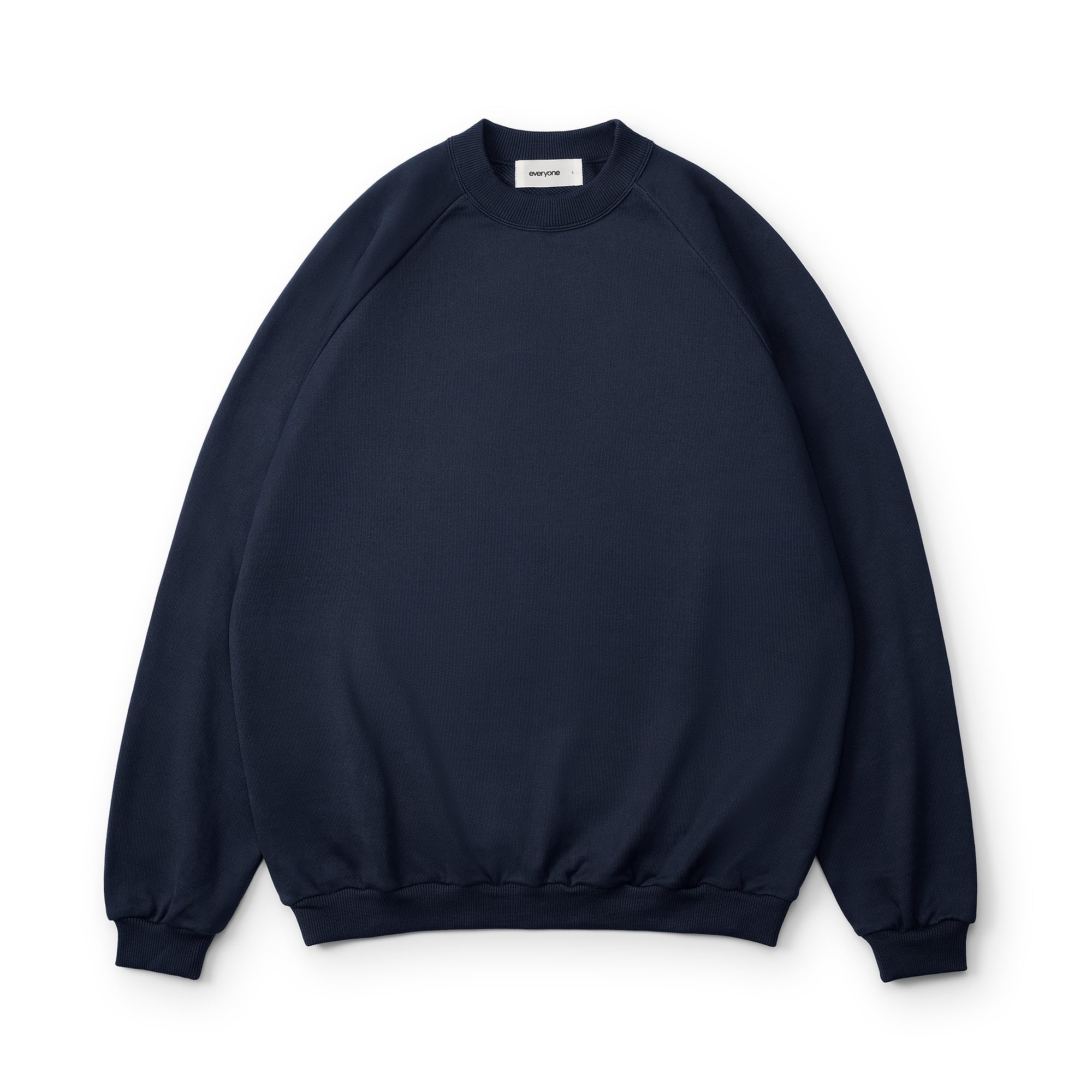 everyone luxury cotton long sleeve tee shirt (BLACK) | everyone