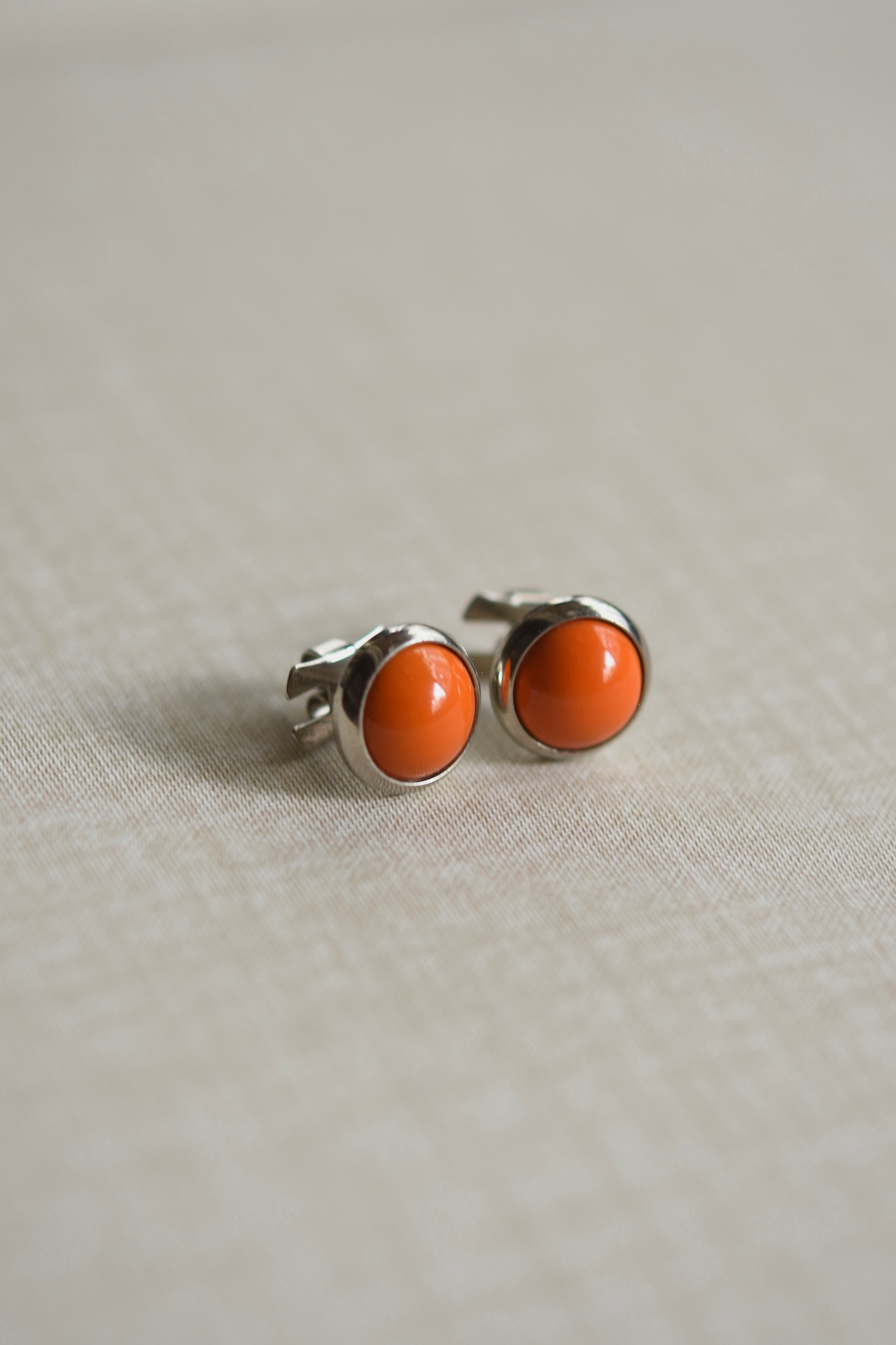 IORI/"HERMES" pierced earring/Eclipse round