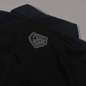 TaylorMade テーラーメイド ドライ 半袖 ポロシャツ L/ブラック×ホワイト メンズ ゴルフ