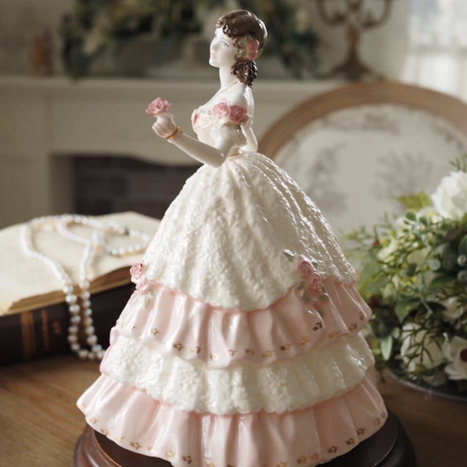 希少 英国コールポート フィギュリン オリビアOlivia 1997年製 台座