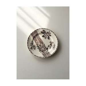 Émile Bourgeois エミール・ブルジョワ / お花とレースのデザートプレート a