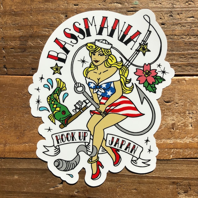 bassmania TURI girl original sticker