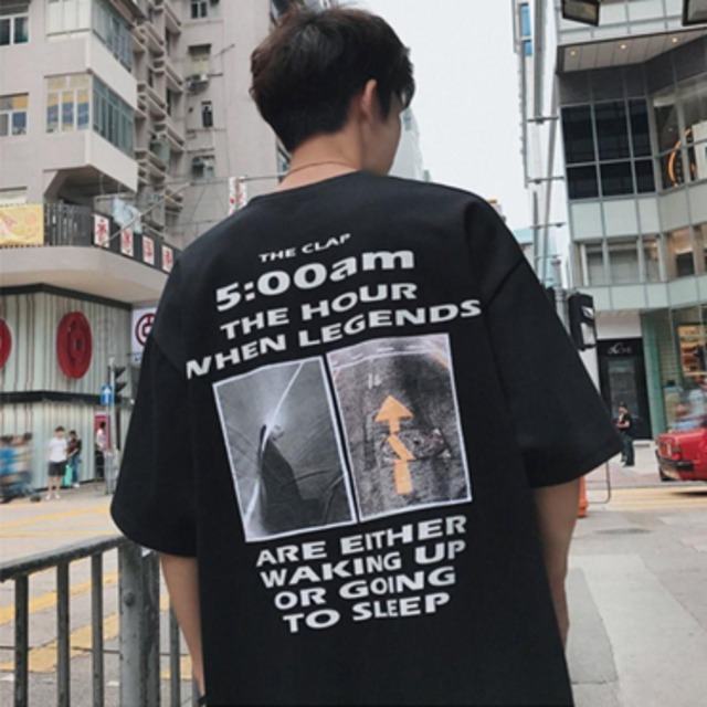 韓国限定【ノースフェイス】バックプリント Tシャツ XL ブラック