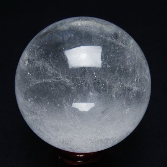 水晶 丸玉 58mm スフィア 置物 水晶玉 一点物 151-8891