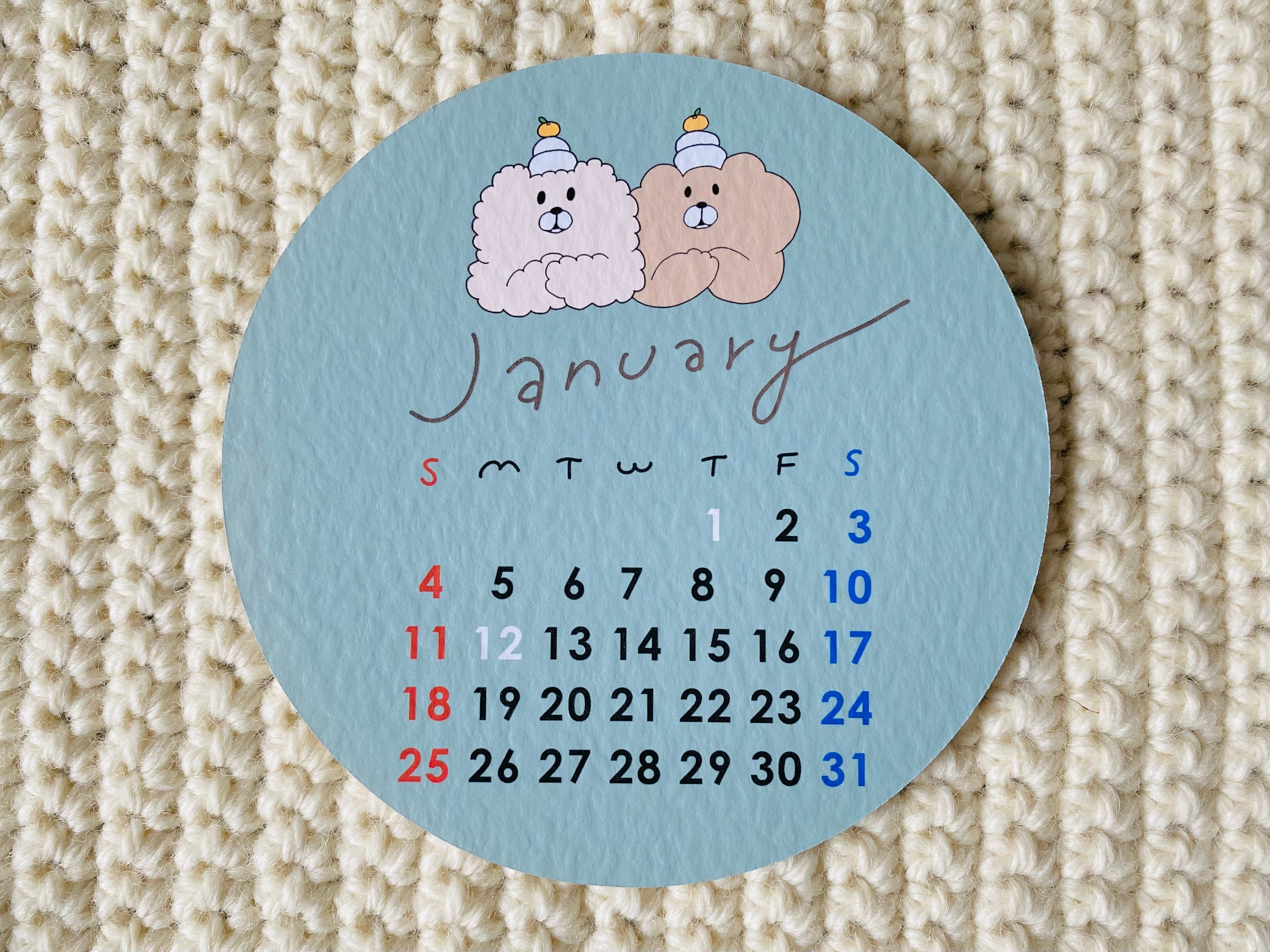 １２周年記念カレンダーセット