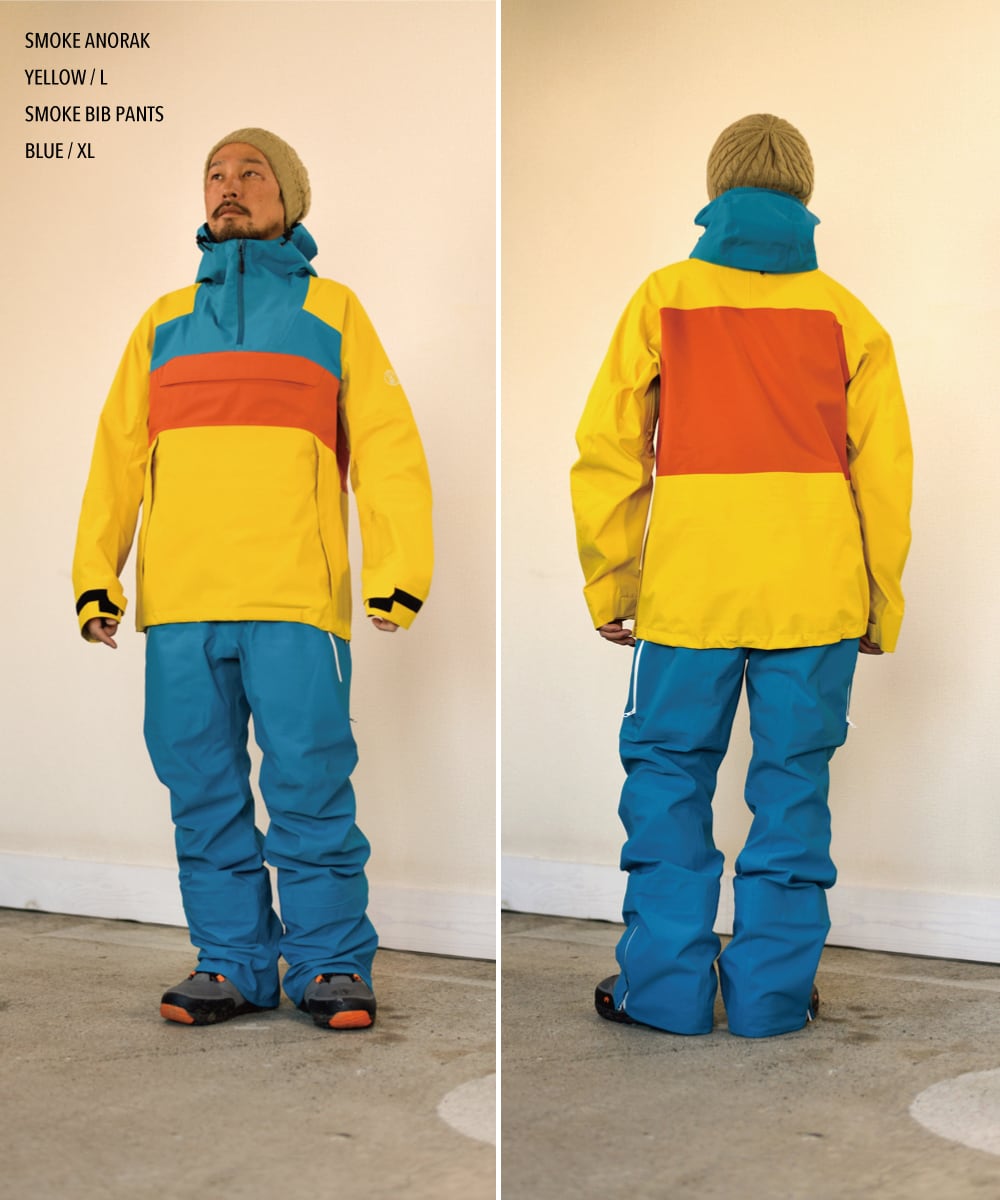 2019/2020 unfudge snow wear // SMOKE ANORAK // YELLOW 2019/2020 unfudge snow wear // SMOKE ANORAK // YELLOW