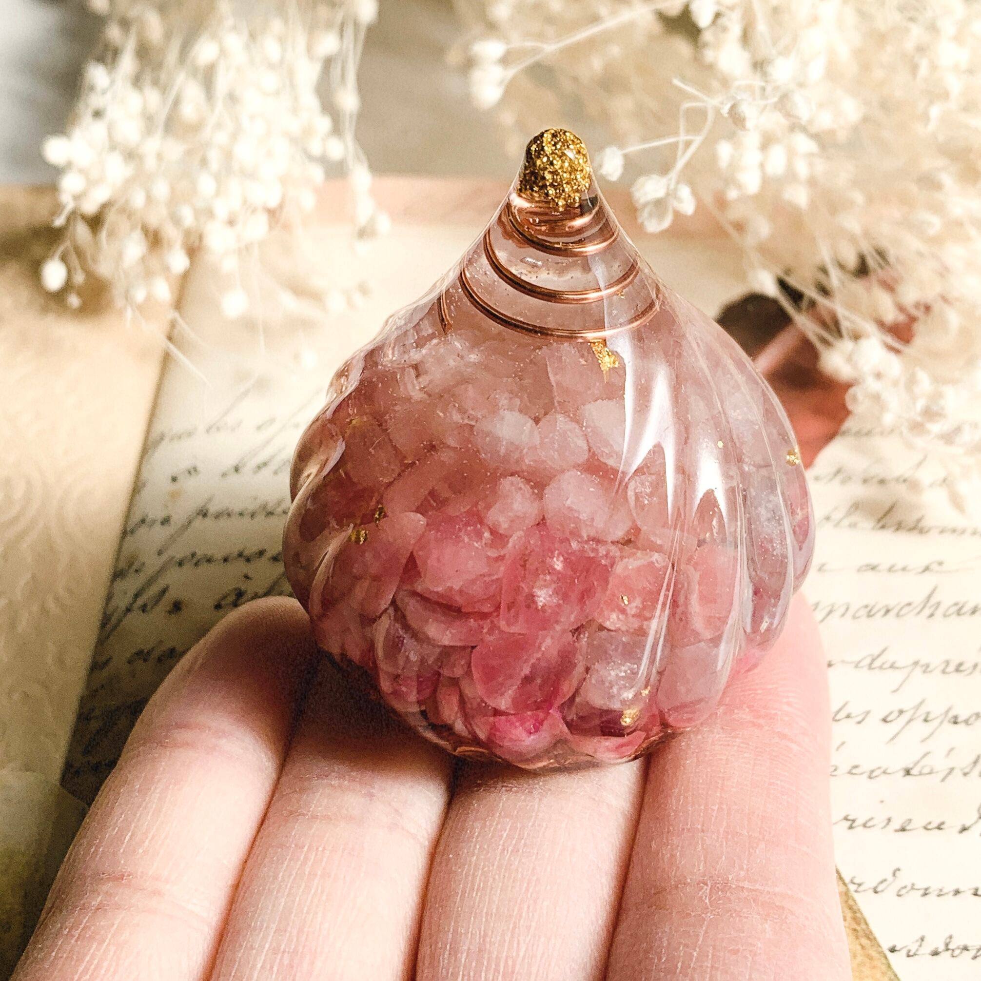 国産正規品 魔除け(特大)如意宝珠オルゴナイトの通販 by とらは shop