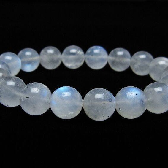 ムーンストーン ブレスレット 11mm 一点物 メール便可 [M便 1/10] 111-44921