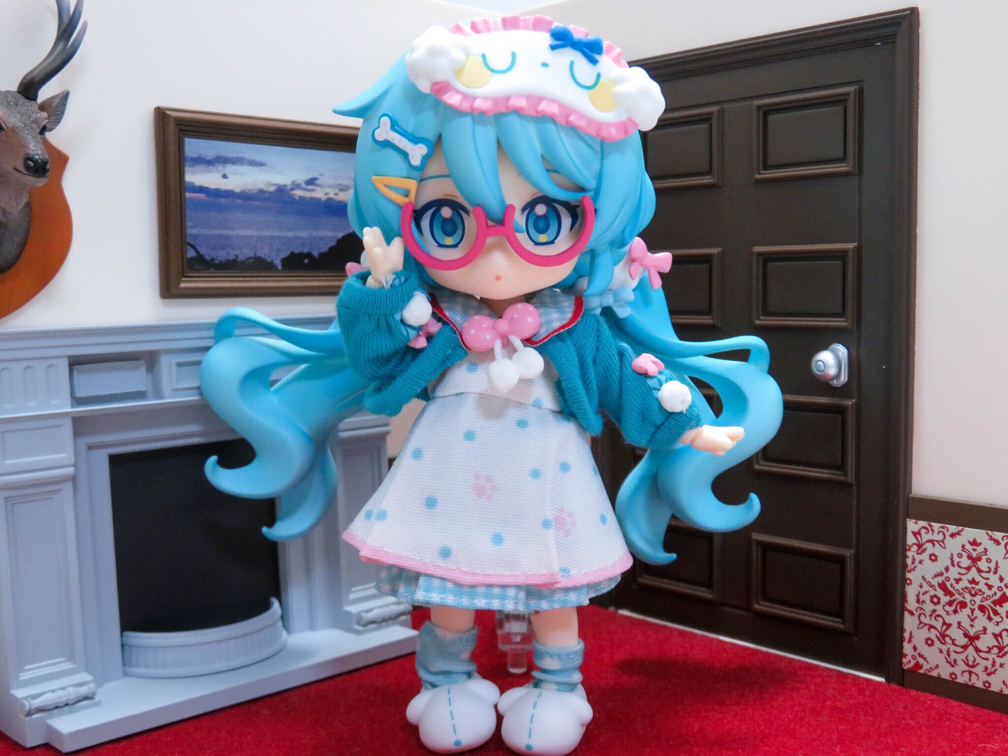 再入荷 ねんどろいどどーる 初音ミク おうちコーデVer. 顔パーツ 普通