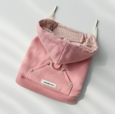 予約【DURANG RURANG】CROP HOODIE HARNESS (Pink)