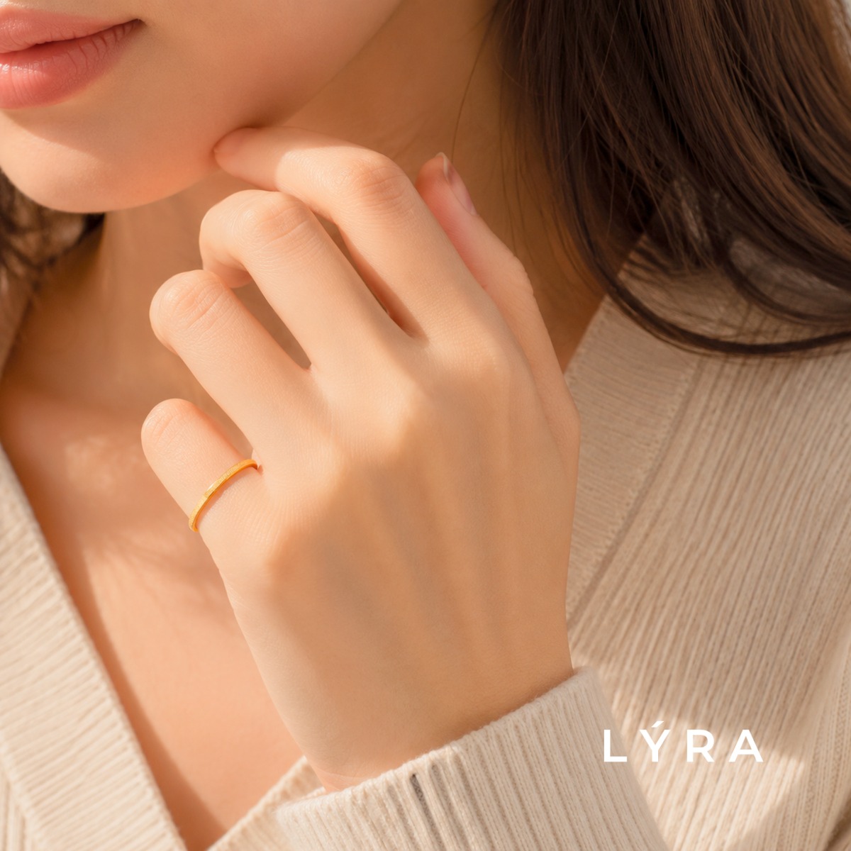 デイリーグリッターピンキーリング | LYRA（ライラ） | 金属アレルギー