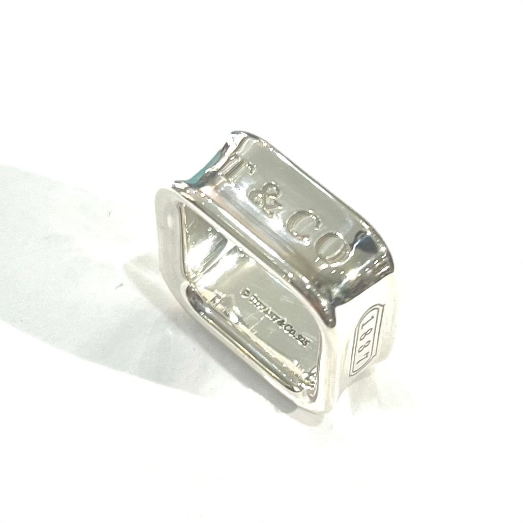 TIFFANY&CO.】【6-7号】2569 T&CO 1837 スクエアリング／シルバー925