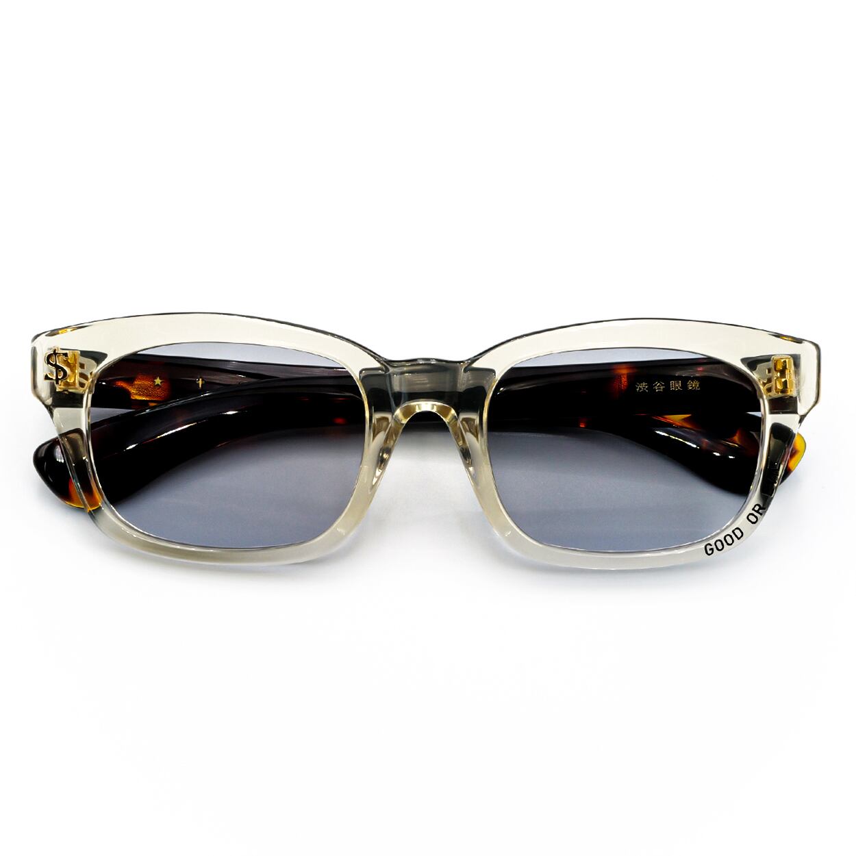 希少 N.S.H NSH サングラス メガネ Limited Edition 希少 極美品 NSH エヌエスエイチ サングラス 黒淵 メガネ 眼鏡