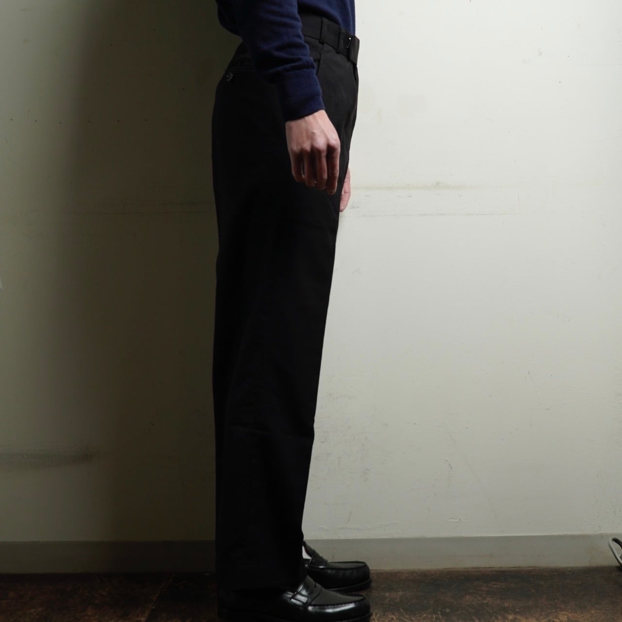 Royal Navy No.3 Black Dress Trousers | AMICI used vintage clothing