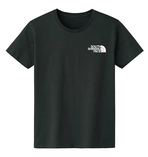 SOUTH SHINSHU FACE Tシャツ ブラック