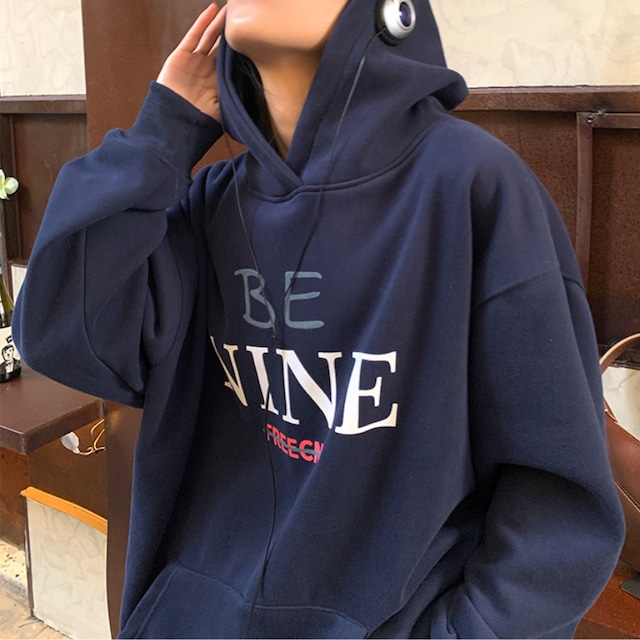 print logo kangaroo pocket hoodie J00177