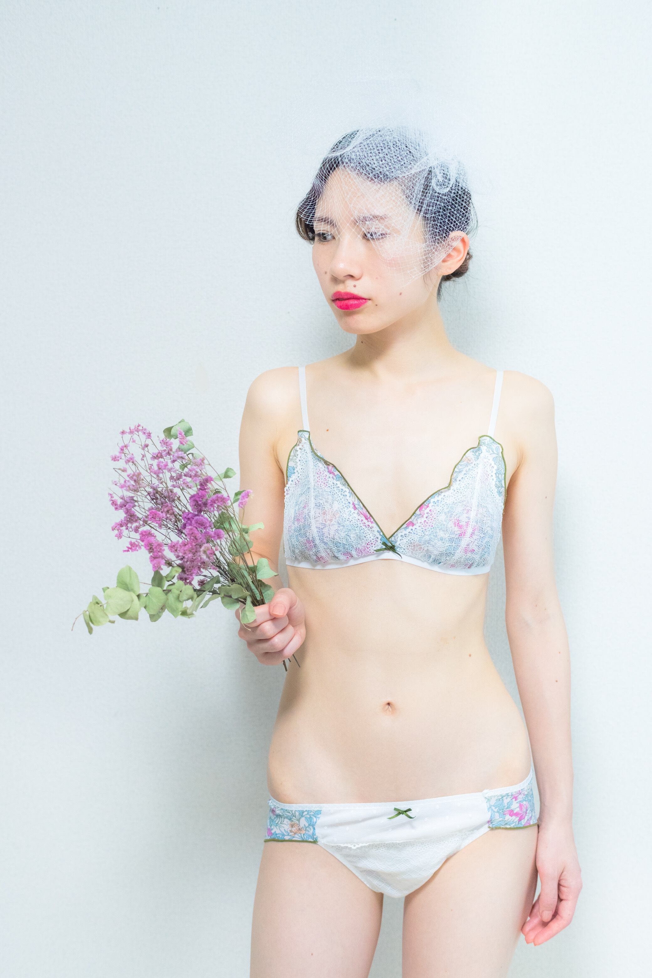 flower chiffon panties B