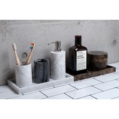 MARBLE TRAY - Emperador dark × Medium