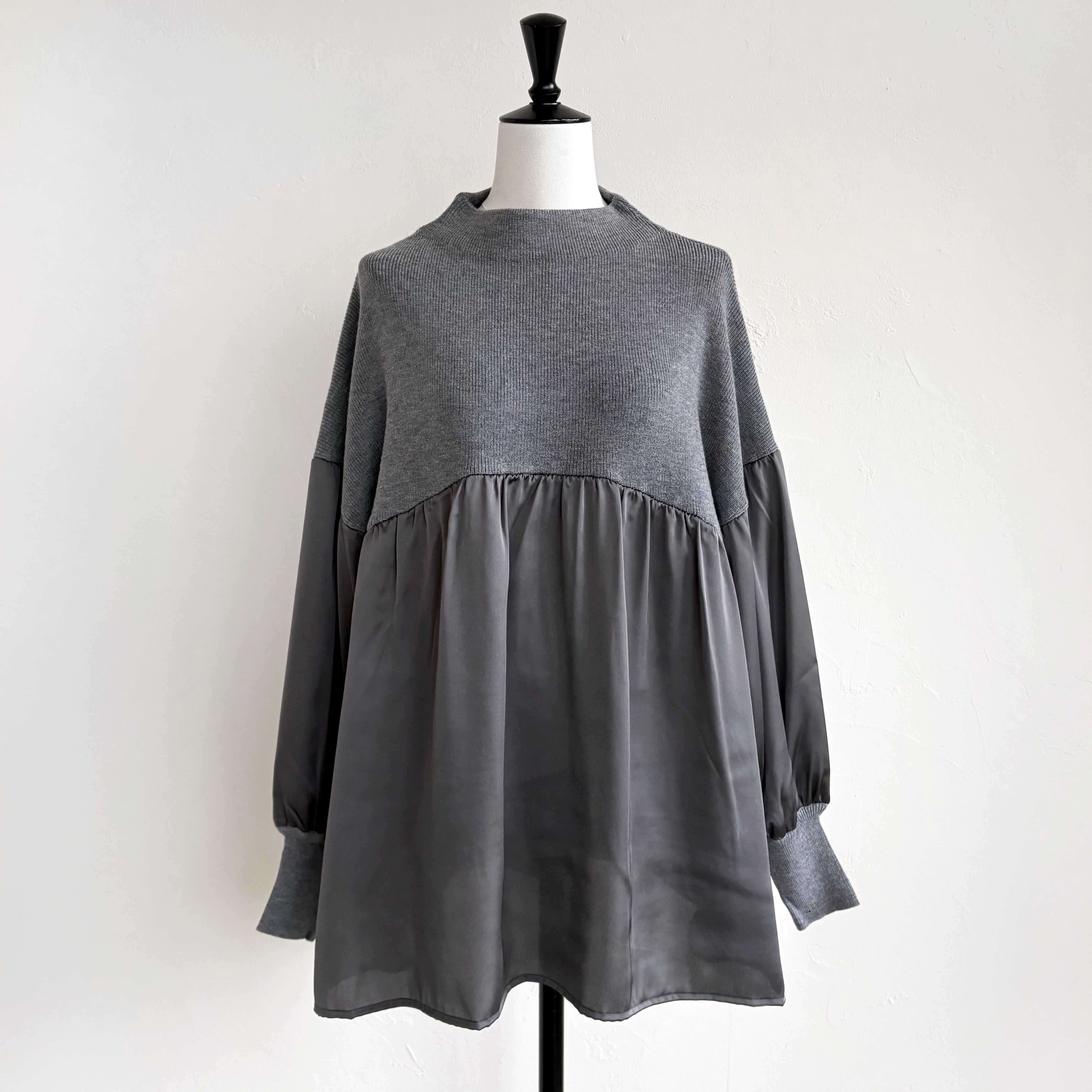 SELECT〉ニットサテンドッキングプルオーバー 986-18684 | SYSORUS