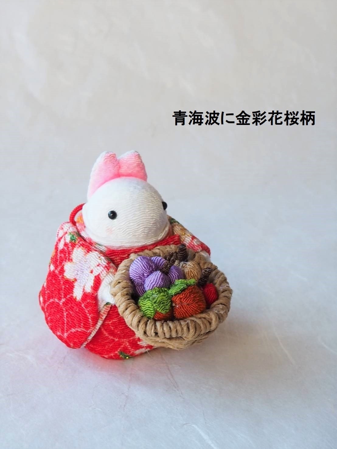 カゴ入り♡月うさぎちゃん