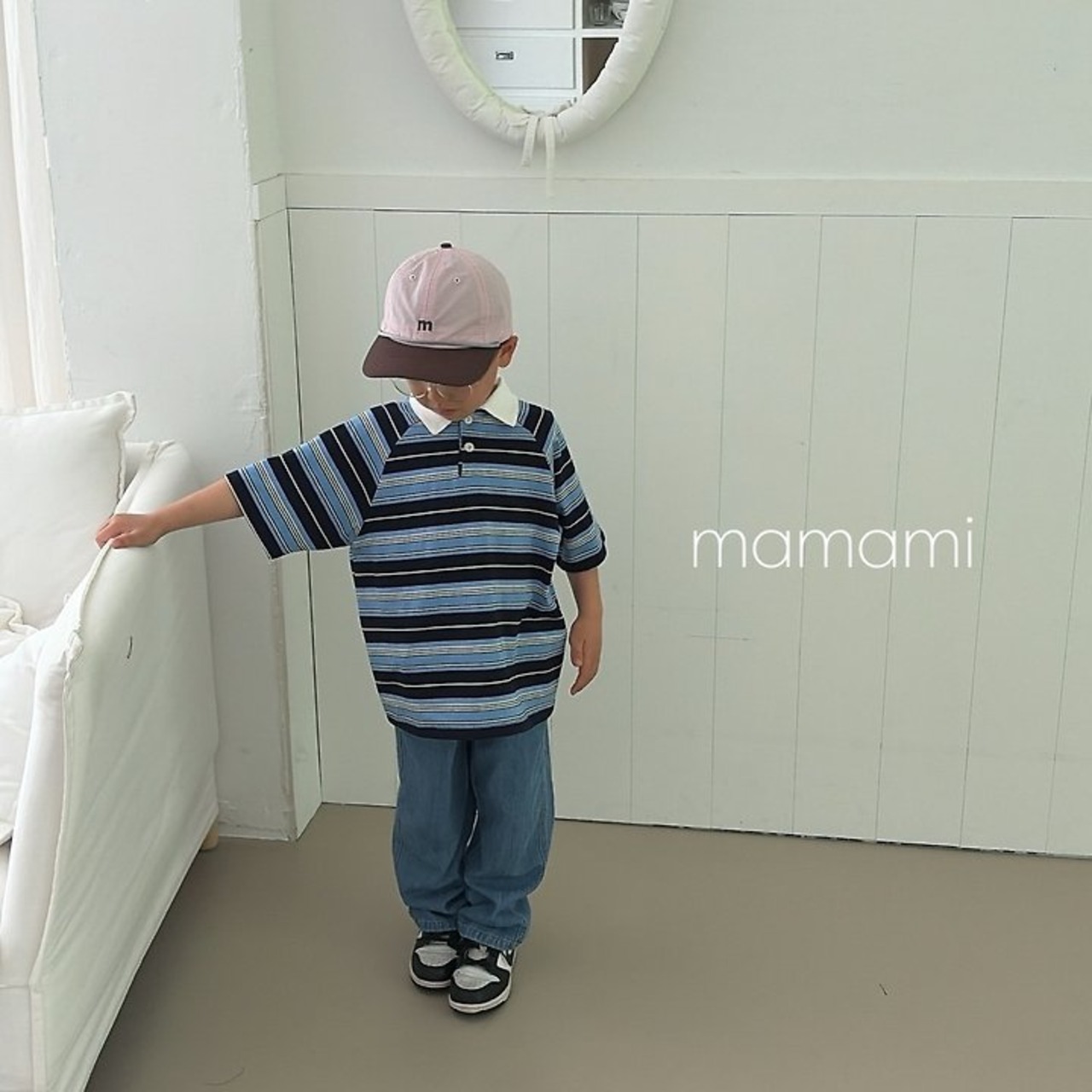 [mamami] Day Day Polo Shirt / [마마미] 데이데이카라티