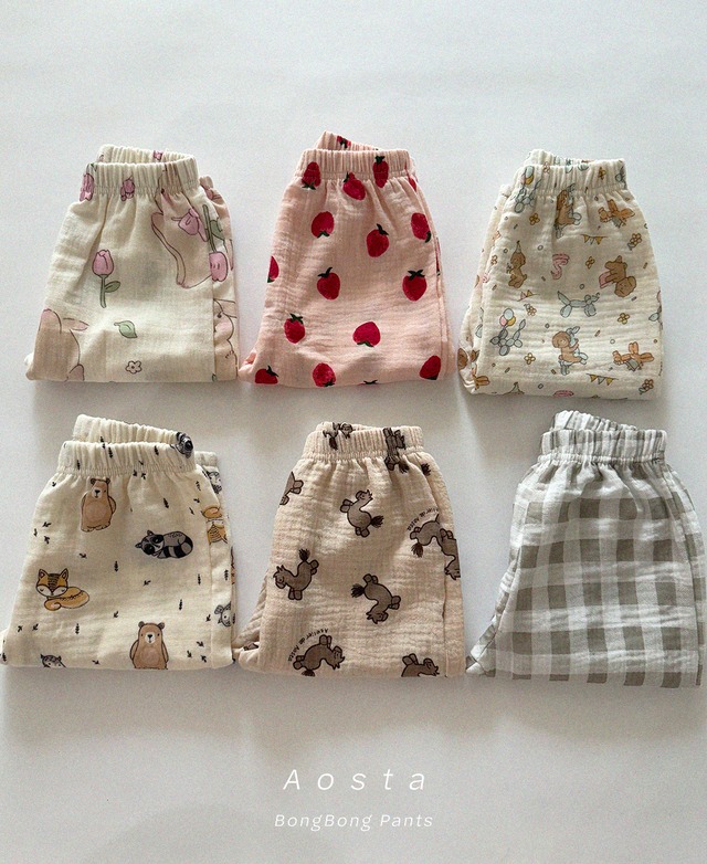 【即納/100.110】aosta/poodle bonbonpants